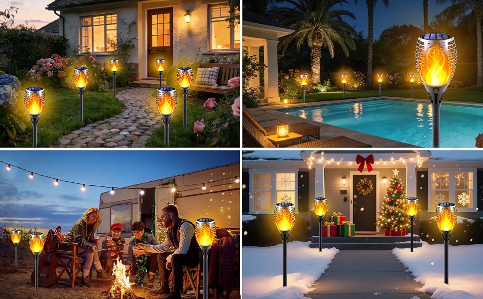 Patio flame light