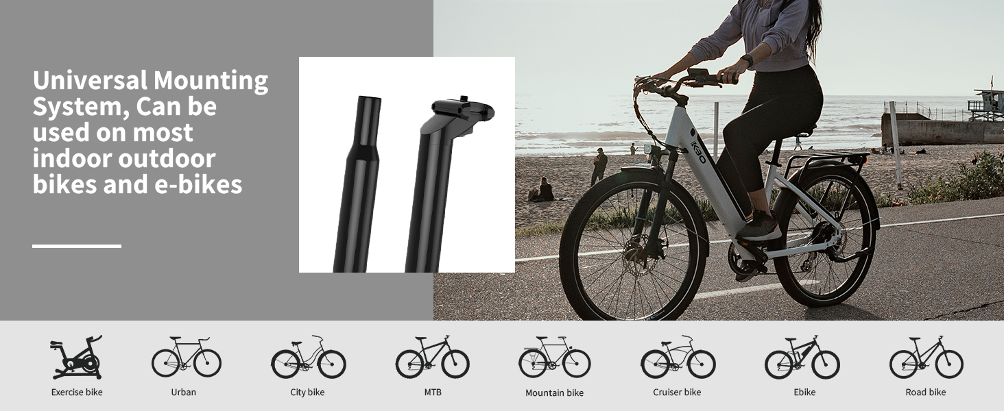 Universal Fit, Quality Replacement Seat for Most Bikes and E-Bikes!