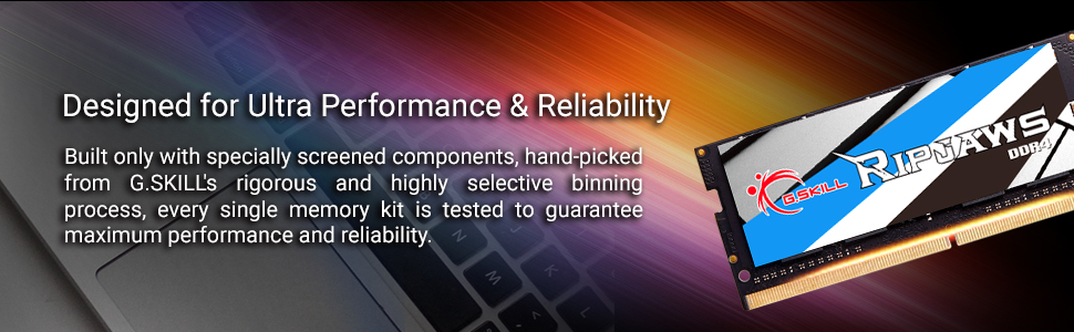 ultra performance reliability ripjaws ddr4 so-dimm