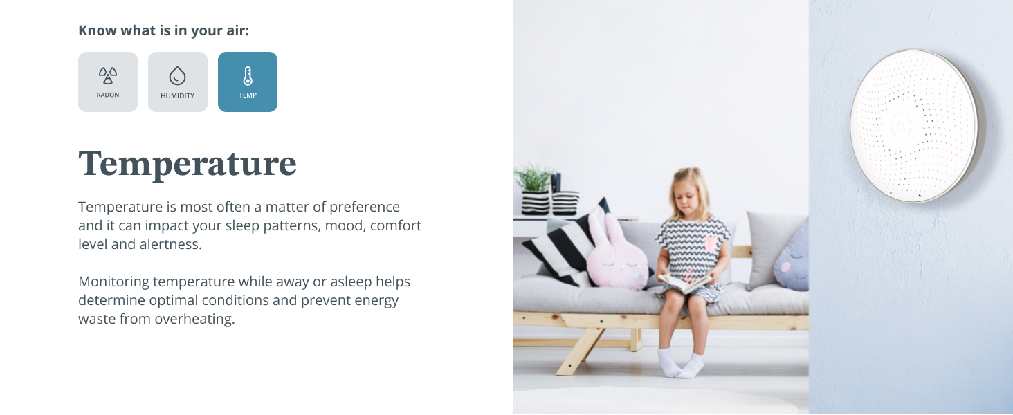 Temperature can impact sleep, mood, comfort and alertness