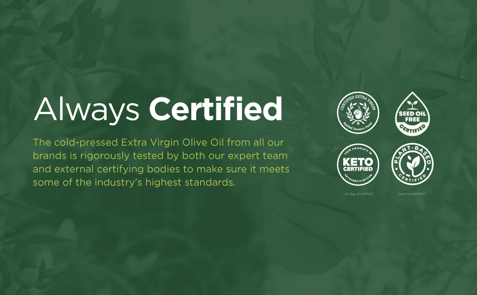Always Certified EVOO, California Olive Ranch