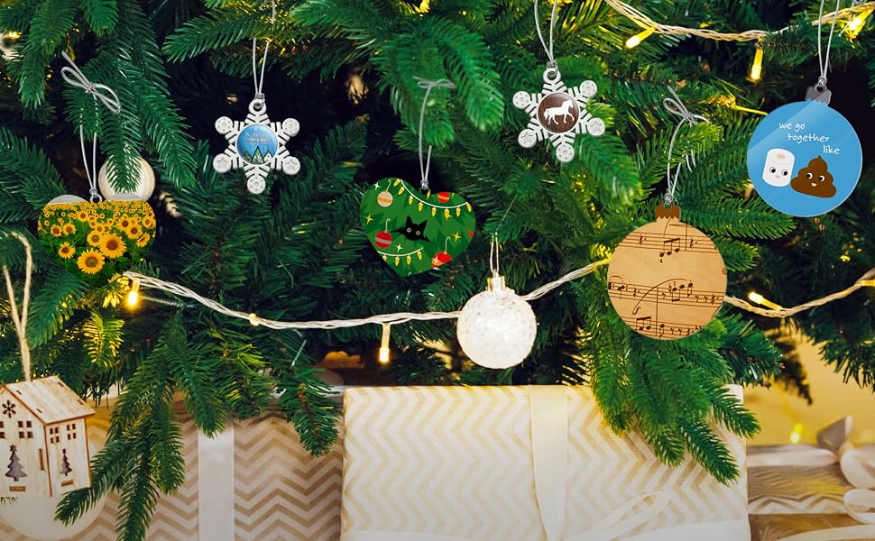 ornaments on the tree