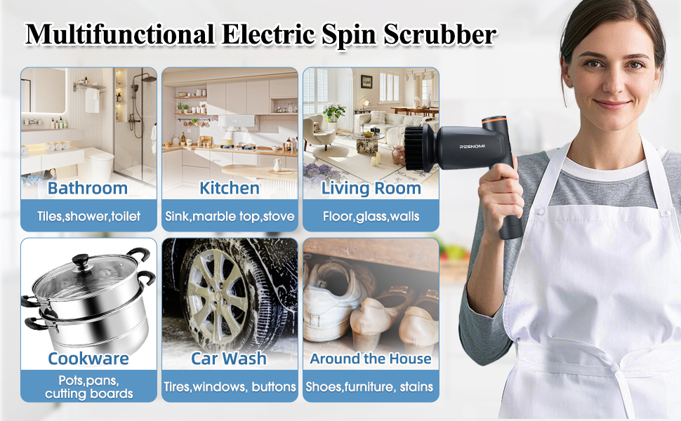electric spin scrubber electric scrubber for cleaning shower scrubber