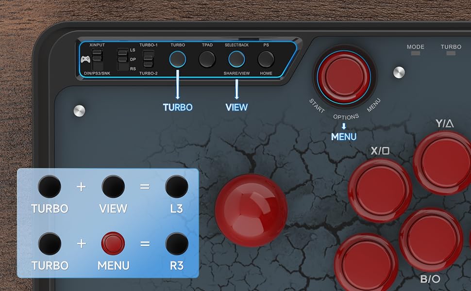 MAYFLASH Universal Arcade Fighting Stick F500 for Switch 2, Xbox Series X/S, PS5, PS4