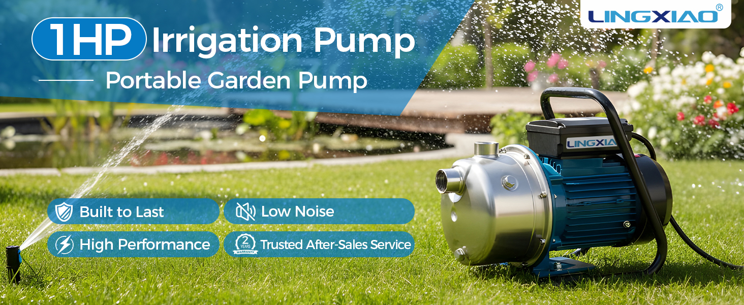 1HP Irrigation Pump