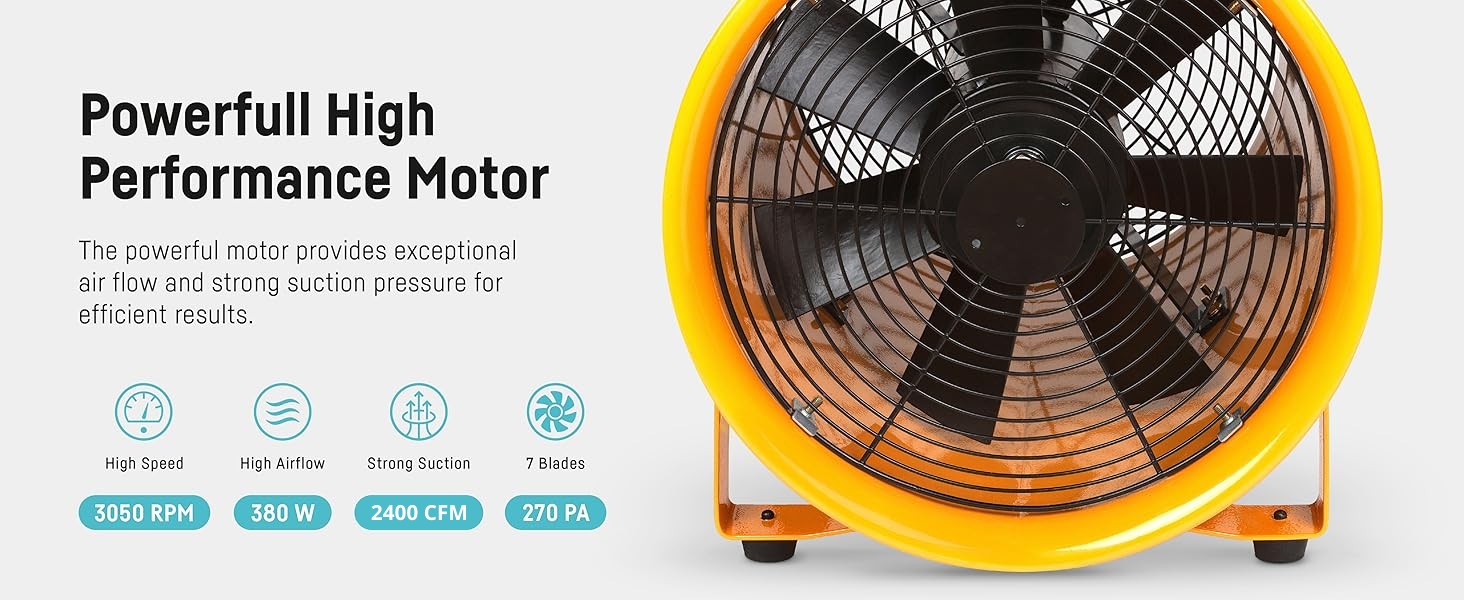 Exhaust Portable Fan