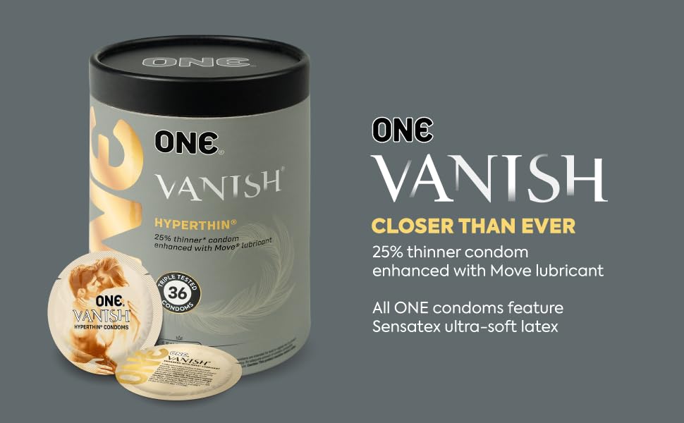 Vanish, thin condoms