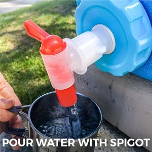 sagan life aquabrick container ventless spigot accessory