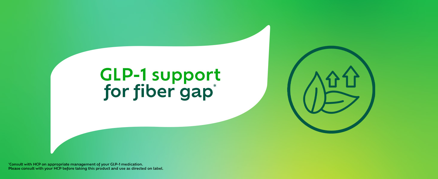 GLP-1 support for fiber gap.