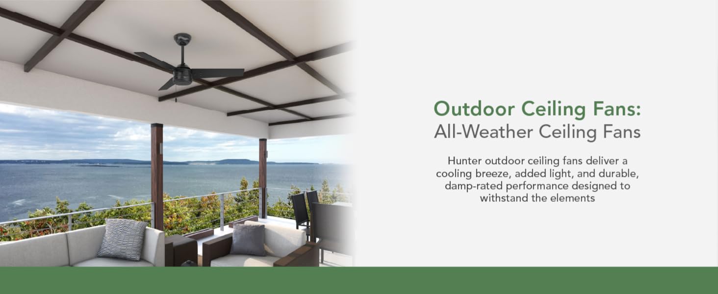 outdoor white fans lights blade patios 36 60 de luz sin techo ventilador propeller 42 wood 2 pack