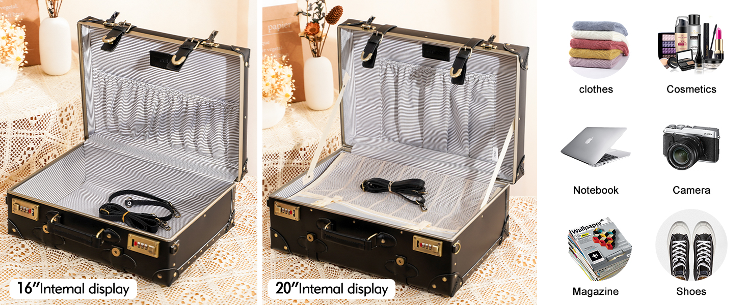 black suitcase
