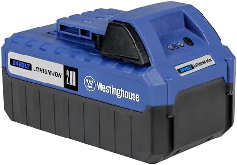 Westinghouse WSnow11S 24V Cordless Snow Shovel 11 Inch Kit, 24V 4Ah Battery, Fast Charger, Electric Snow Shovel with 20ft Throwing Distance, Plows 75lbs/min, Compatible with Snow Joe Batteries