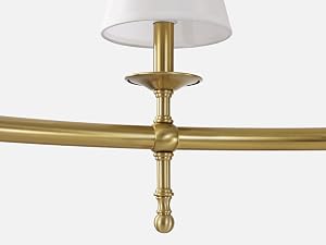 gold dining room light fixture