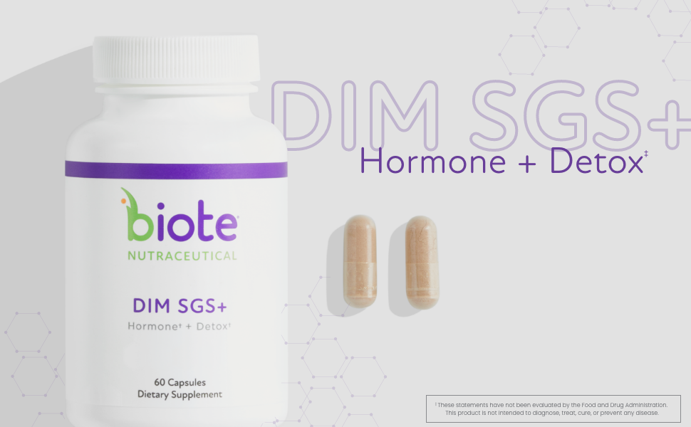 Biote Nutraceutical - DIM SGS+ - Hormone + Detox