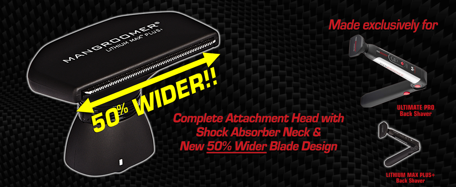 Back Shaver Complete Attachment Head Accessory