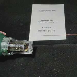 Handheld Magnet Wire Stripping Machine 75W Wire Stripper Cutter Enameled Wire Paint Scraper
