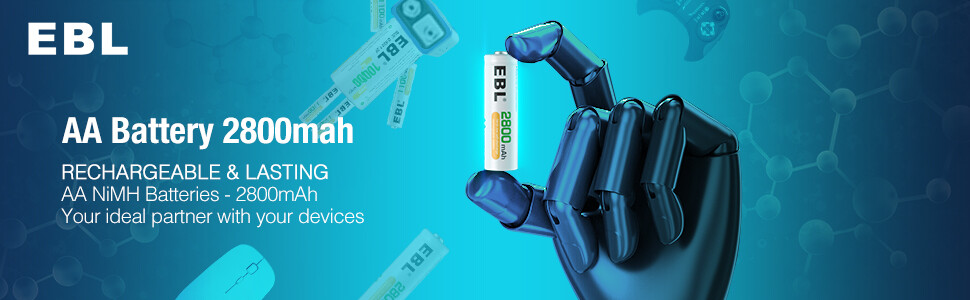 EBL AA Rechargeable Batteries - Your Good Choice