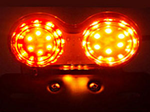 motorcycle stop and tail light