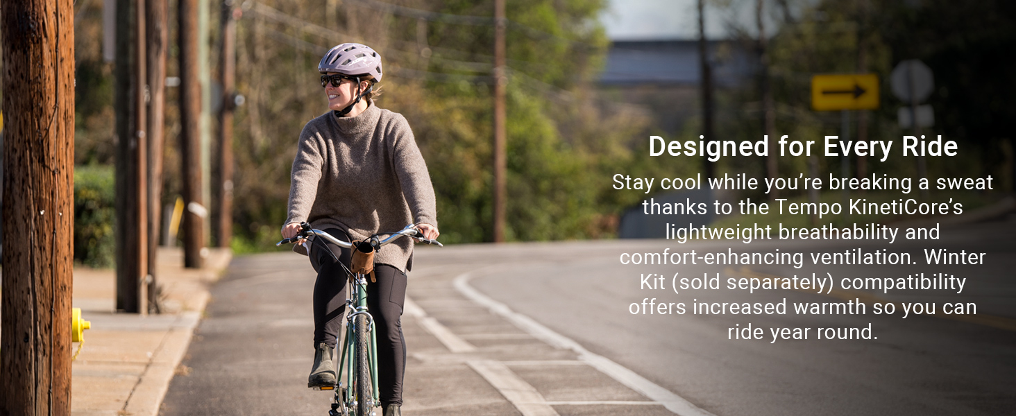 Lazer tempo kineticore bike helmet