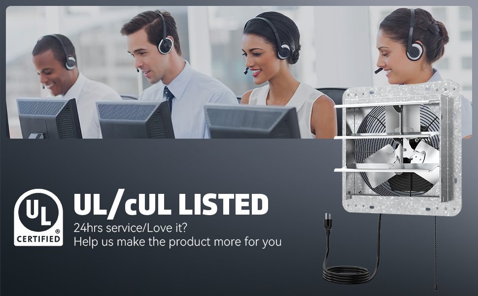 UL, cUL Listed Certified. 24-Hour Service. US-Based Service Support Hotline