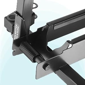Image of garage bike storage, bike stands.