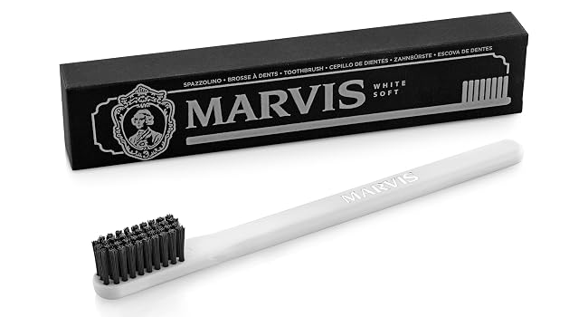 marvis white soft toothbrush
