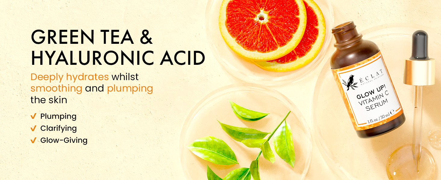 Eclat Skincare hyaluronic acid and vitamin c serum vitamin c setum vitamin c hyperpigmentation serum