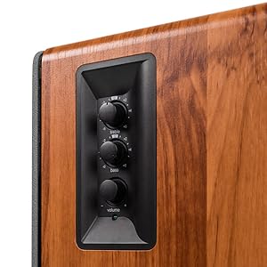 R1280T wood speakers music audio sound bass compact RCA AUX