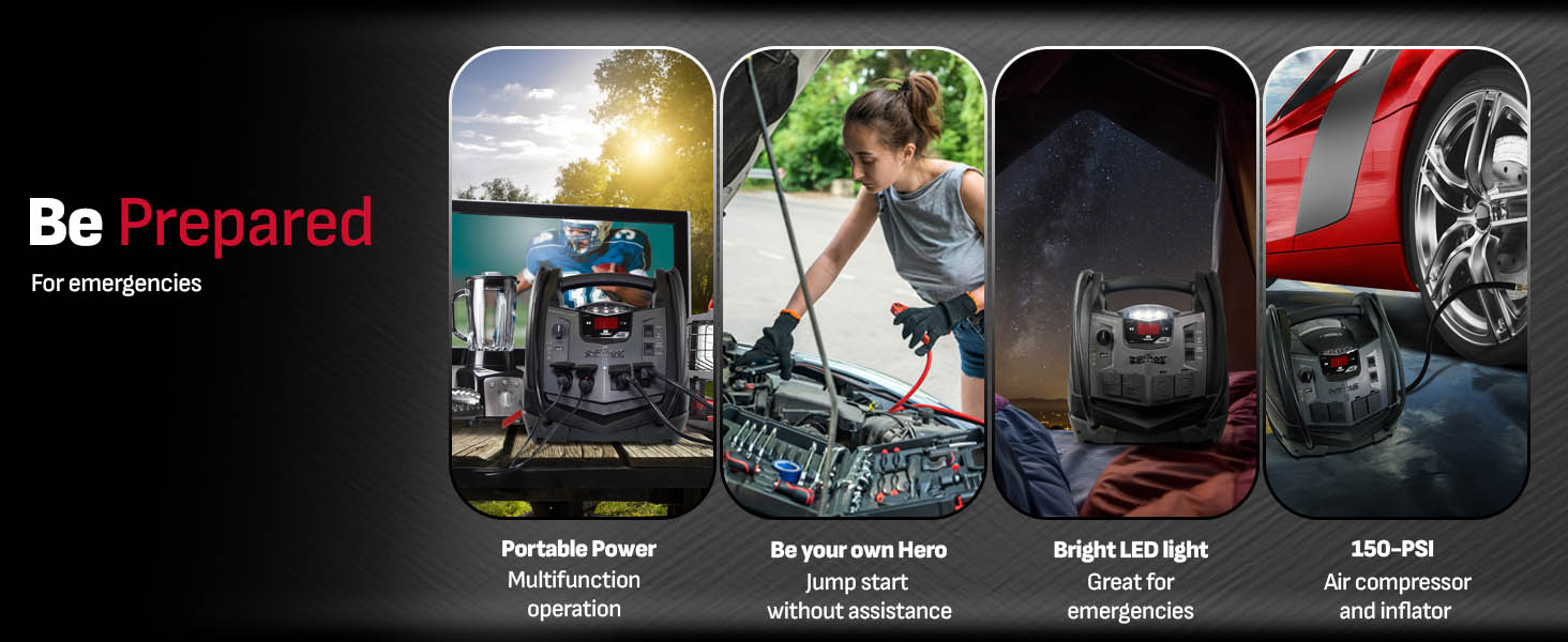 Use the Schumacher Electric SJ1332 to prepare for a range of emergencies.