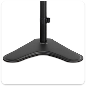 quad monitor stand