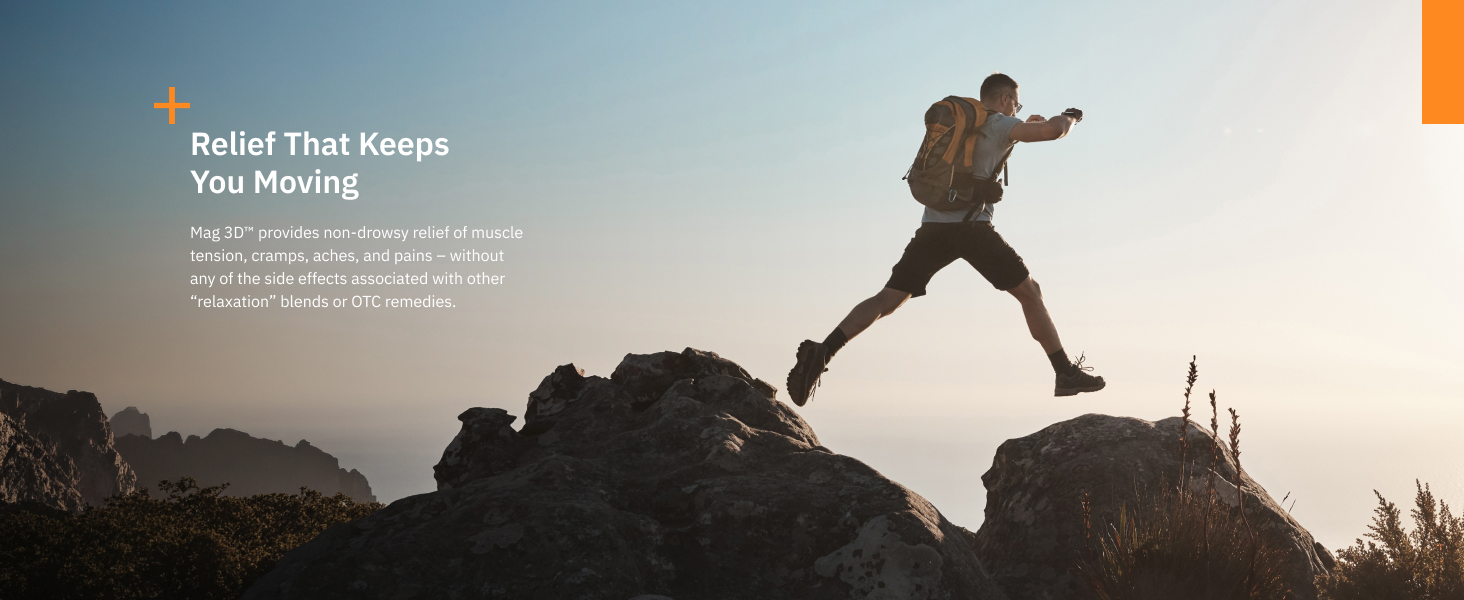 Relief that keeps you moving