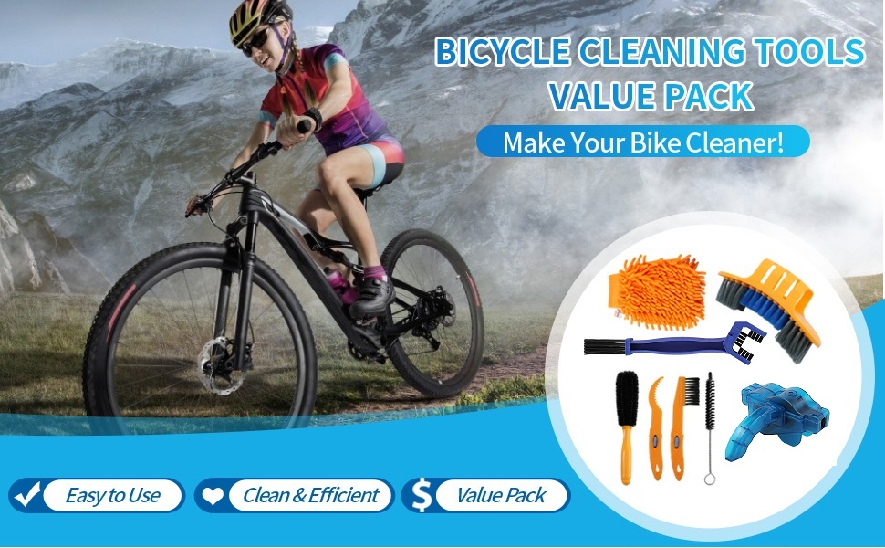 Bicycle Cleaning Brush Tool