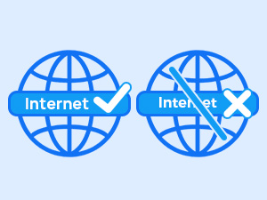 Work with or without network