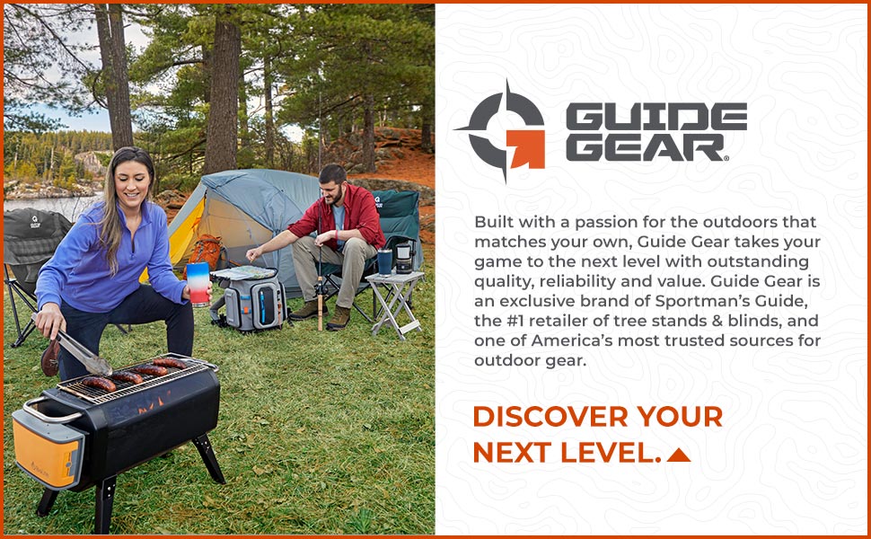 Guide Gear Oversized XL Comfort Padded Mammoth Camping Chair, Green Brand Story
