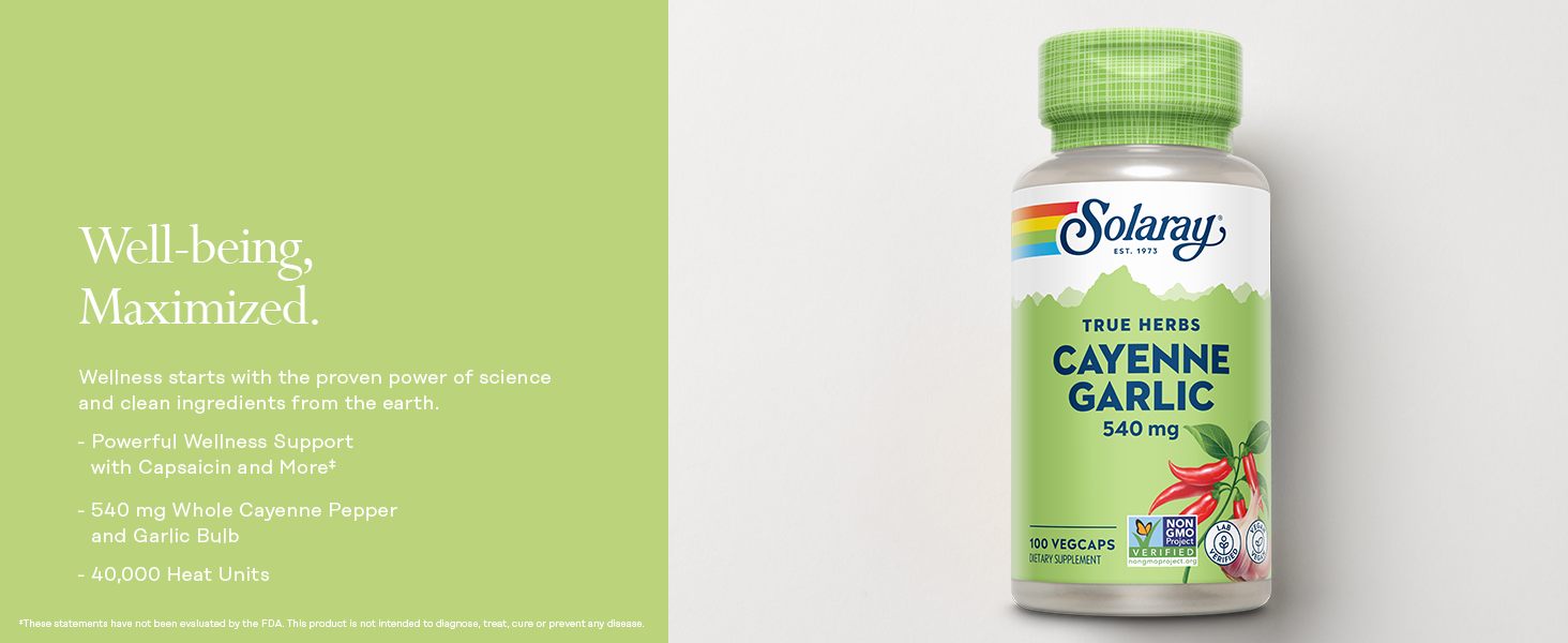 Cayenne Garlic 540, 100ct