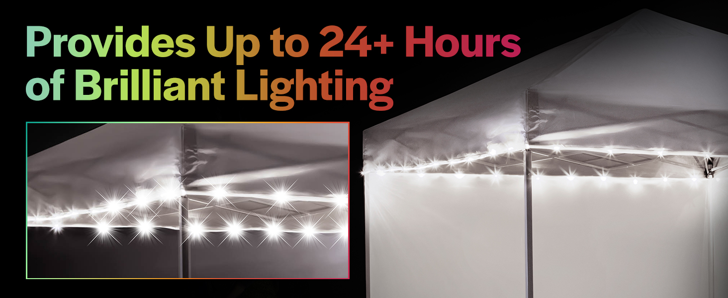 canopy lights battery football tailgate essentials tent canopy brightz led canopy lights white