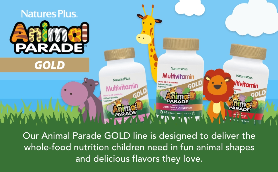 Nature'sPlus Animal Parade GOLD Multivitamins