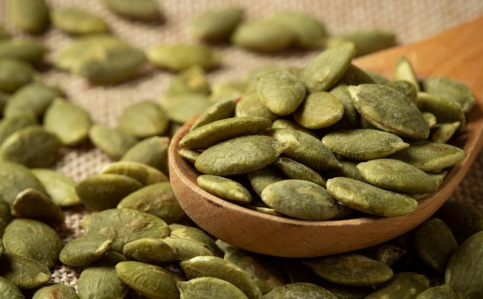 Organic Raw Pumpkin Seeds to Eat Bulk Whole Unsalted Pepitas with No Shell Natural Snacks for Keto