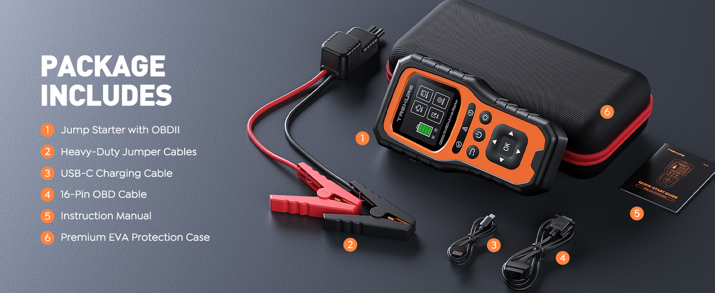 car battery charger jump starter