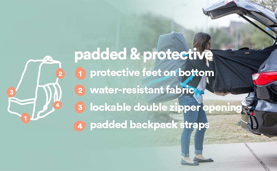 ZOHZO Car Seat Travel Bag