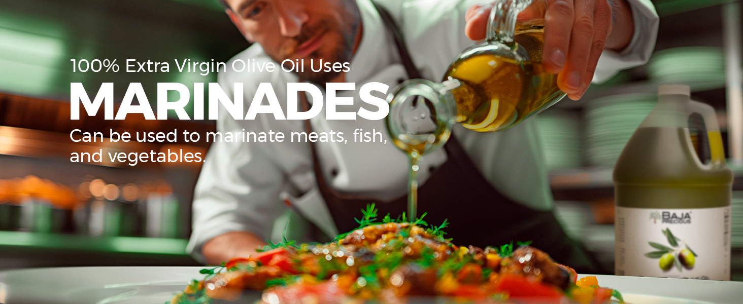Extra virgin oil for marinades