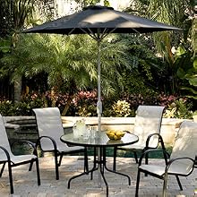 Stylish Small Patio Glass Table top
