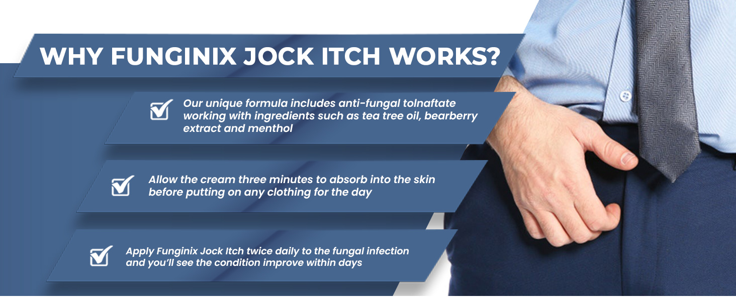 Funginix Jock Itch Treatment how it works