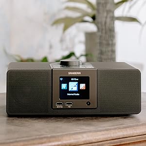 SANGEAN WFR-32 Internet Radio, Supporting Bluetooth, WiFi and Streaming Services like Spotify