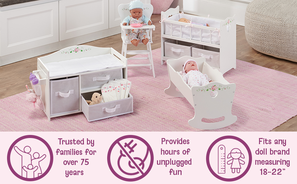 Doll toys baby doll furniture 18 inch doll accessories