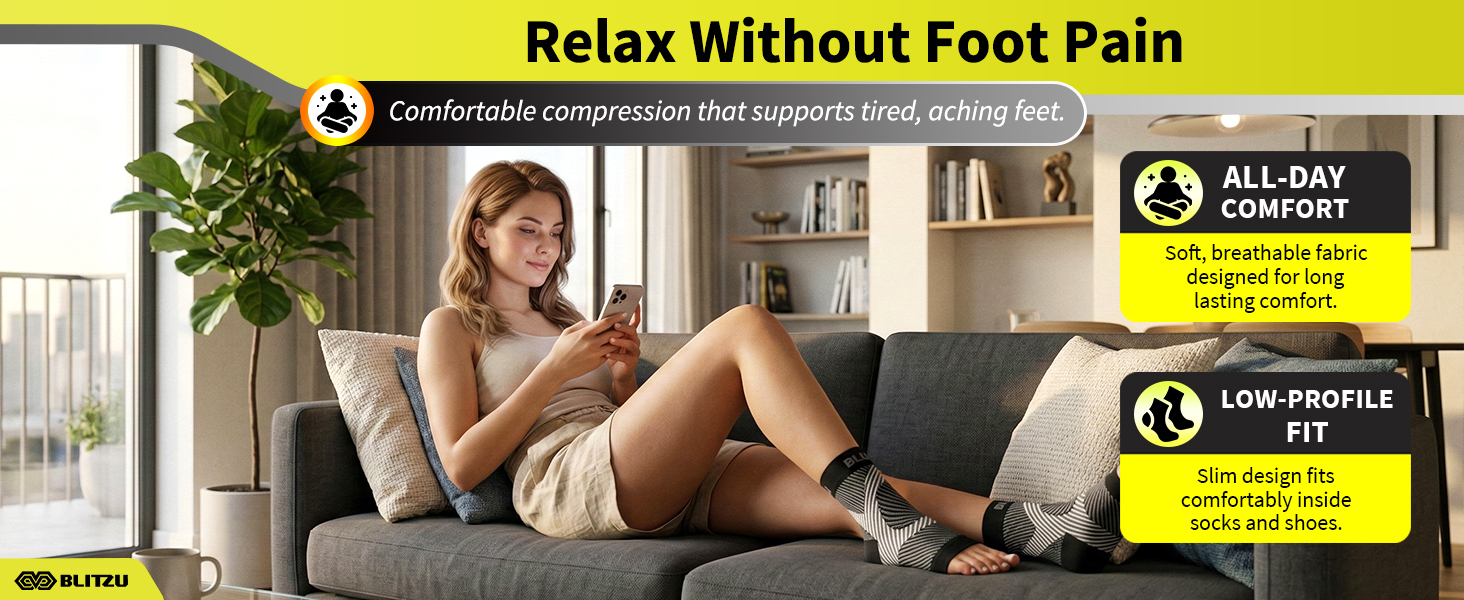 Ankle Brace Foot Compression Socks Sleeves Toeless Footless plantar fasciitis Tendonitis Arthritis