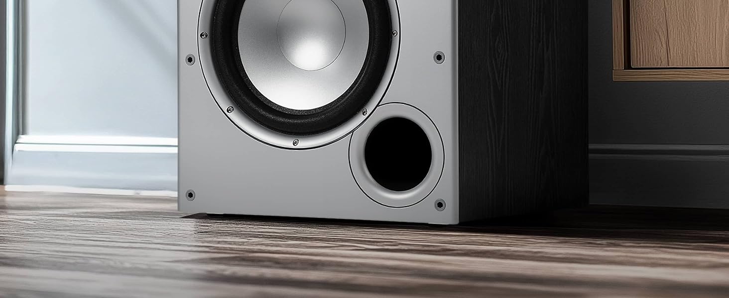 High-performance 10" powered subwoofer
