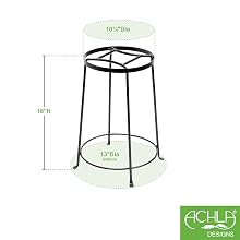 Achla Designs wrought iron plant stands metal set indoor outdoor