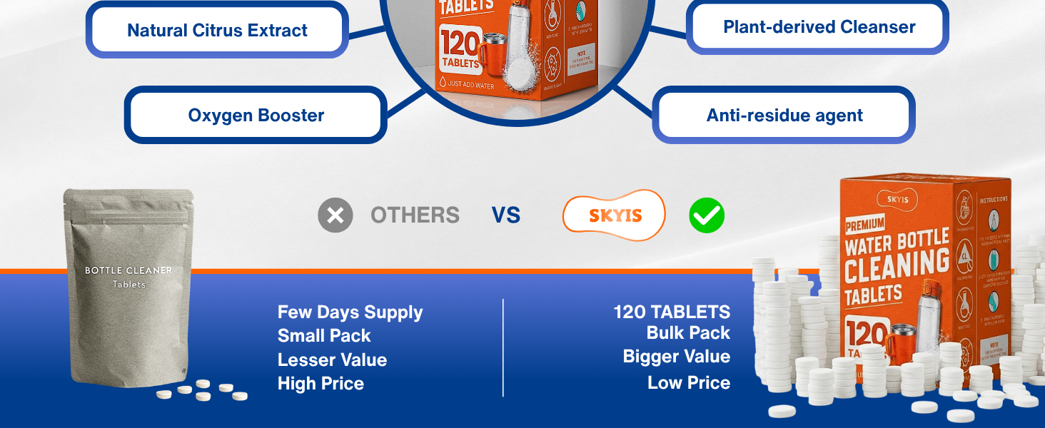 bottle cleaner fresh bottle stain removal safe tablets