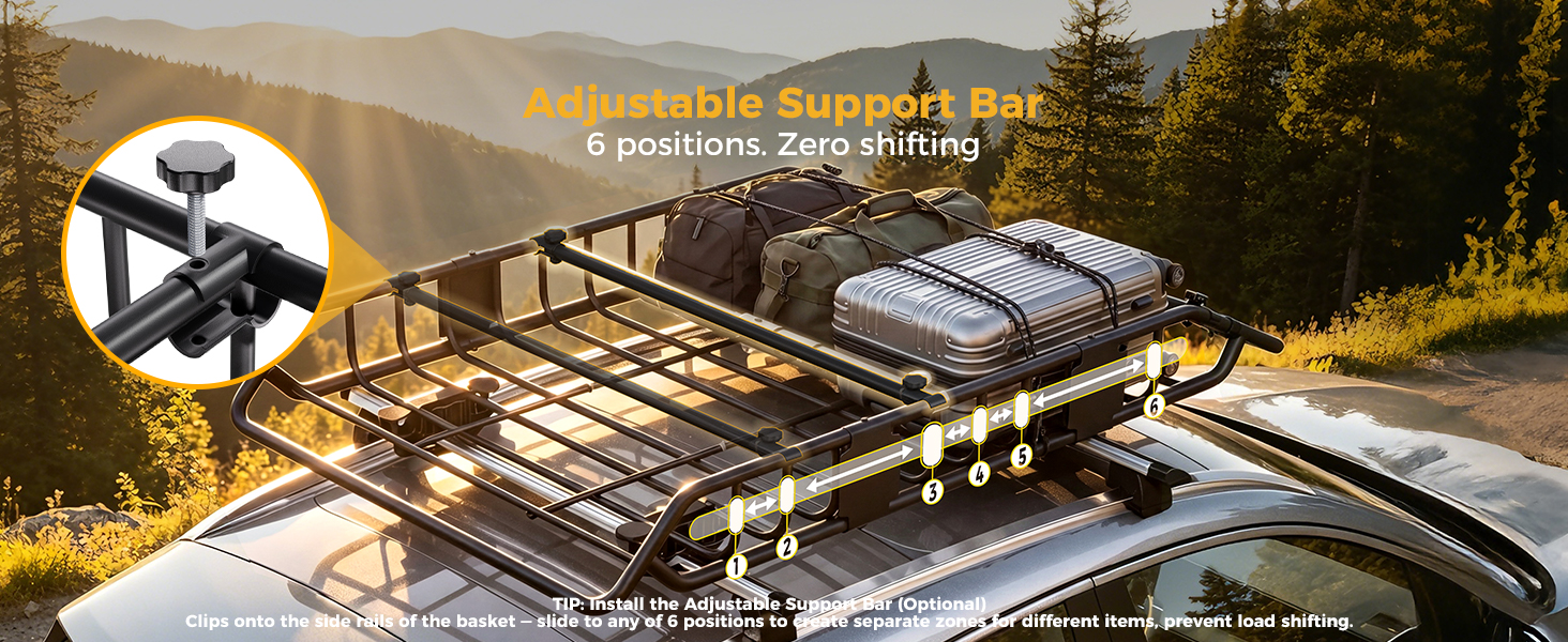CAMMOO Roof Rack Basket